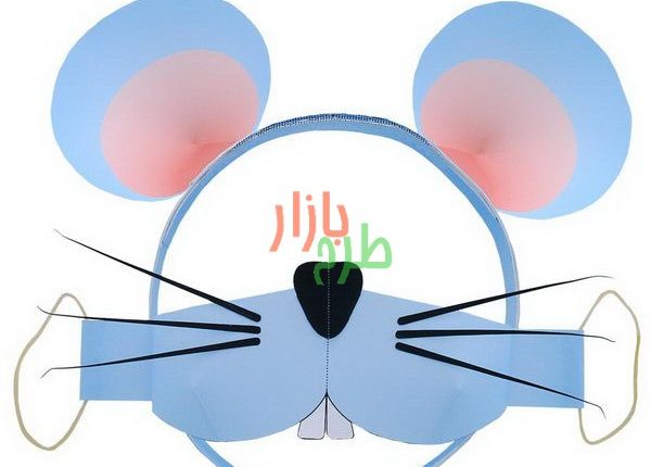 الگوی برش و آموزش ساخت تل سر و ماسک موش