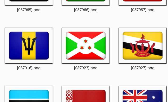 ۲۵۹ آیکون پرچم کشورها با فرمت PNG