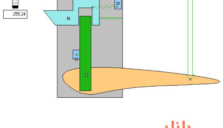 شبیه سازی دستگیره درب با نرم افزار Interactive Physics