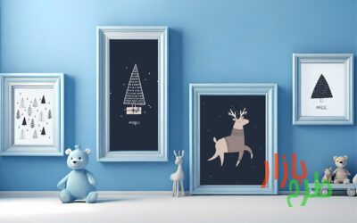 50 پوستر و عکس برای تابلوی دکوراتیو اتاق کودک -طرح زمستان و کریسمس