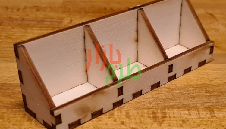 دانلود رایگان الگوی برش لیزری قفس شیب دار